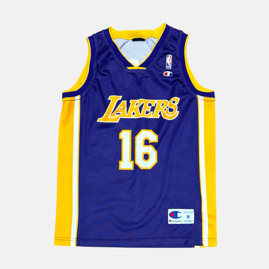 Los Angeles Lakers - Pau Gasol - Größe M - Champion - NBA Trikot