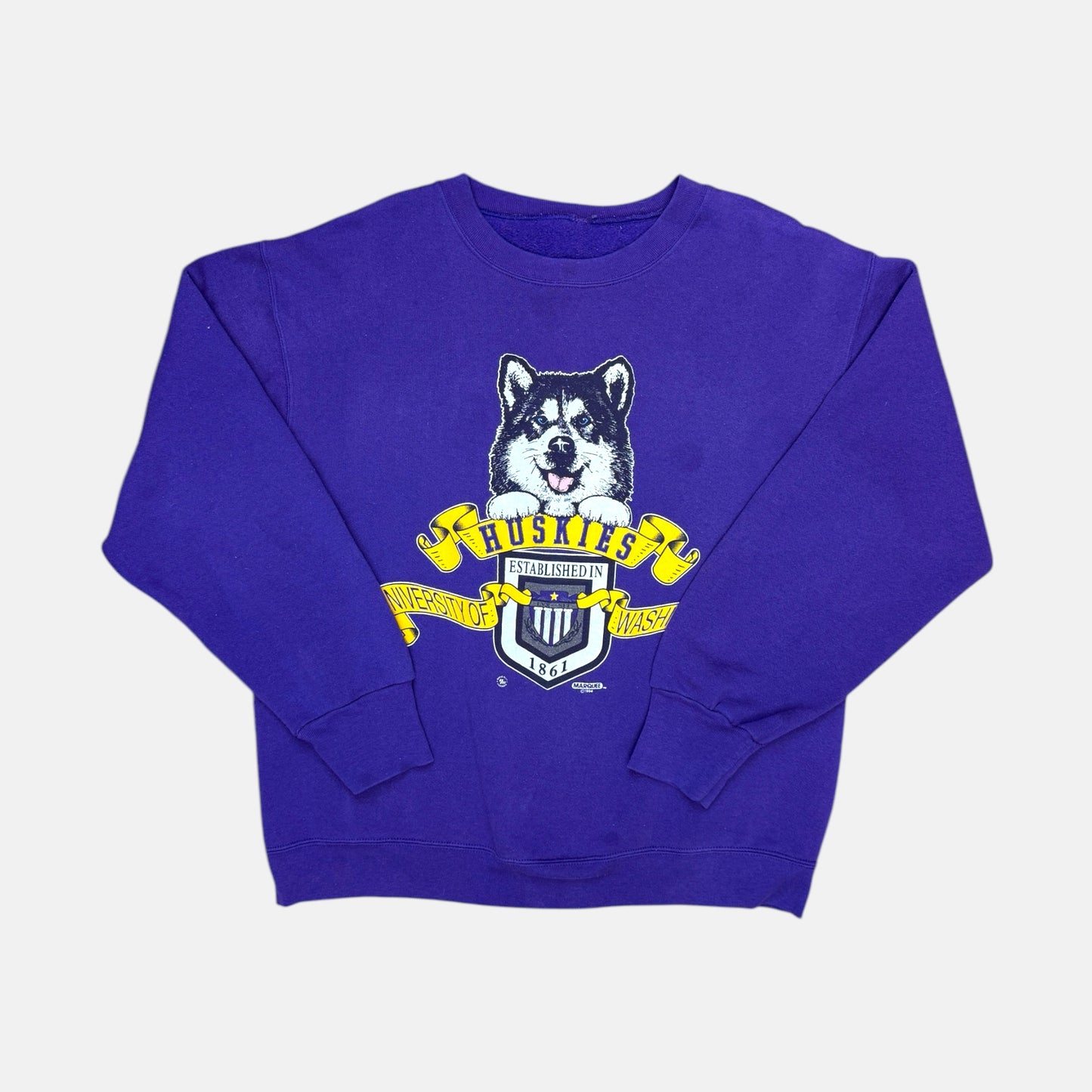 Washington Huskies - Est. 1861 - Größe M - Marquee 1994 NCAA Sweatshirt