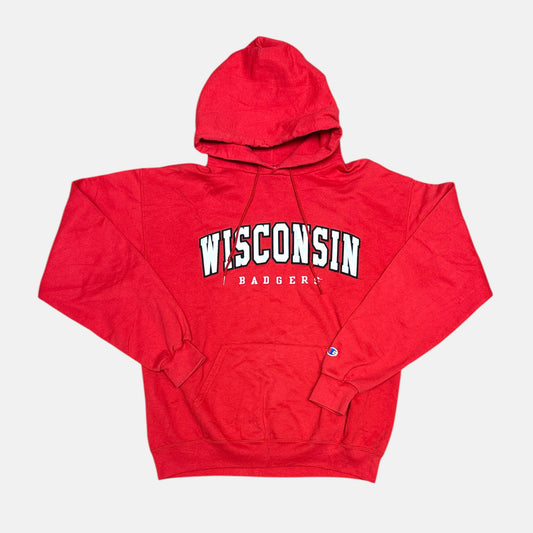 Wisconsin Badgers - Champion NCAA Hoodie - Größe M - College Pullover