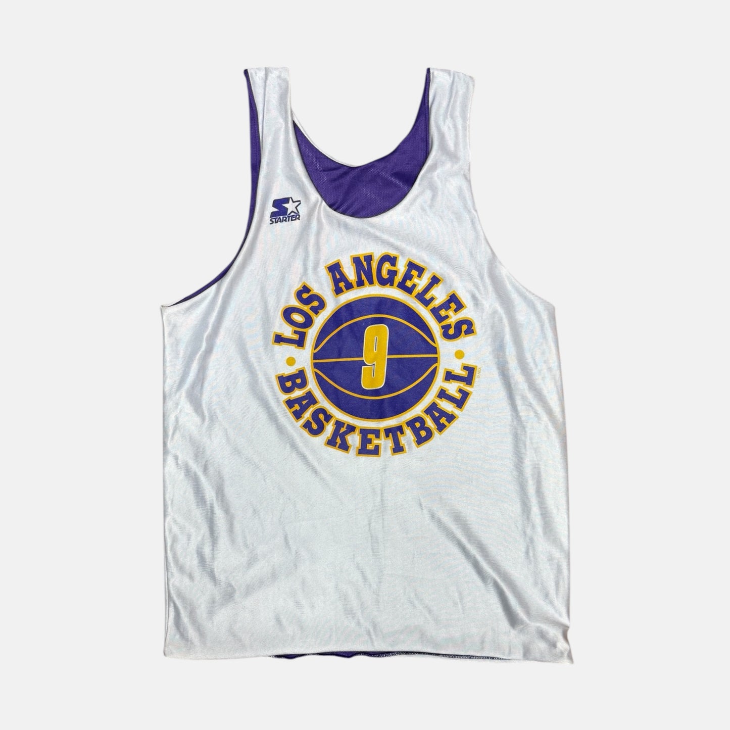 Los Angeles Lakers - Nick Van Exel - Größe L / US48 - Starter - NBA Training Wendetrikot
