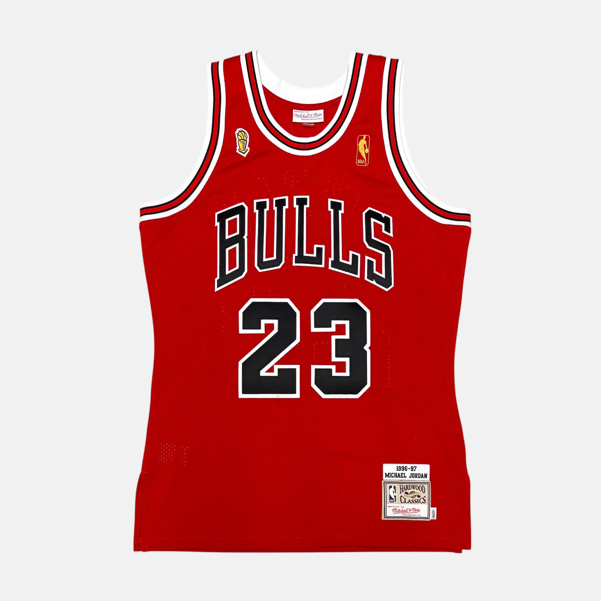 Chicago Bulls 1996-97 - Michael Jordan Finals - Größe M - Mitchell and Ness Authentic - NBA Trikot