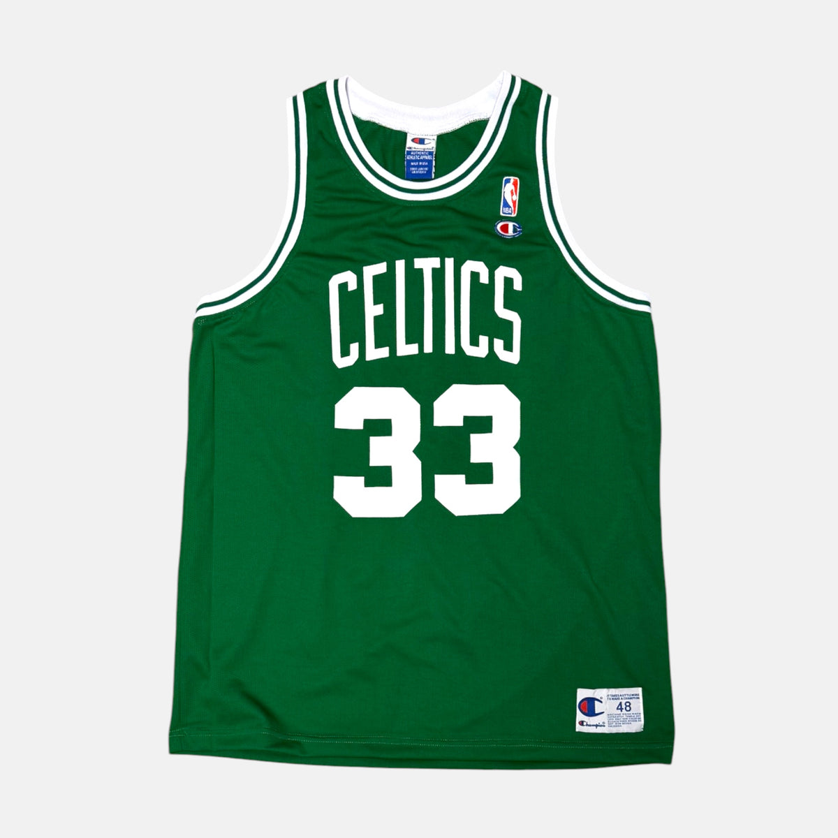 Boston Celtics - Larry Bird - Größe 48 / XL - Champion US - NBA Trikot