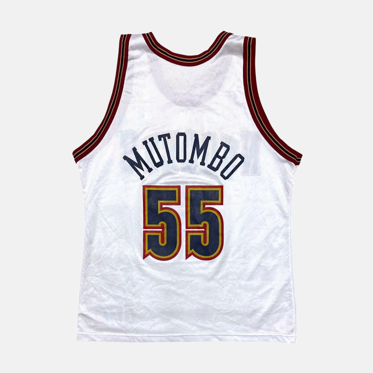 Denver Nuggets - Dikembe Mutombo - Größe L / US 44 - Champion - NBA Trikot