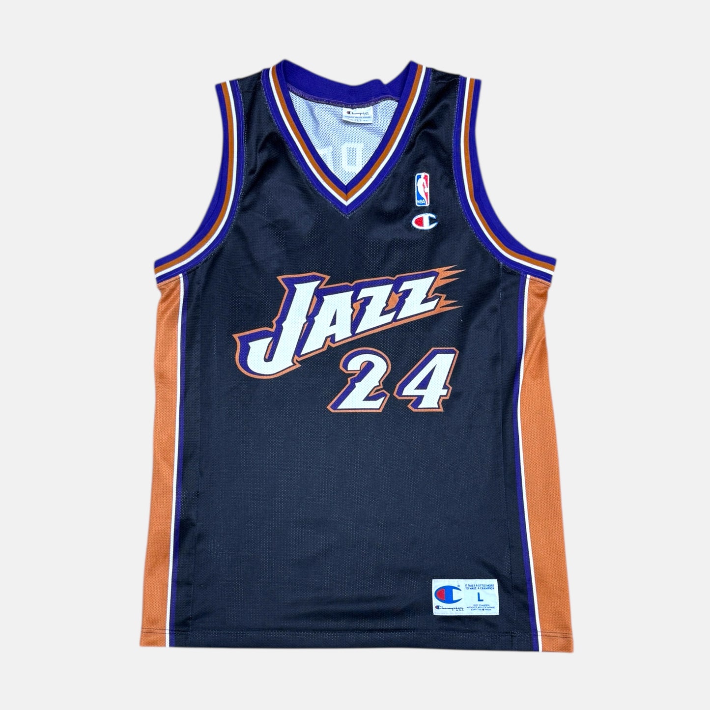 Utah Jazz - Raul Lopez - Größe L - Champion - NBA Trikot