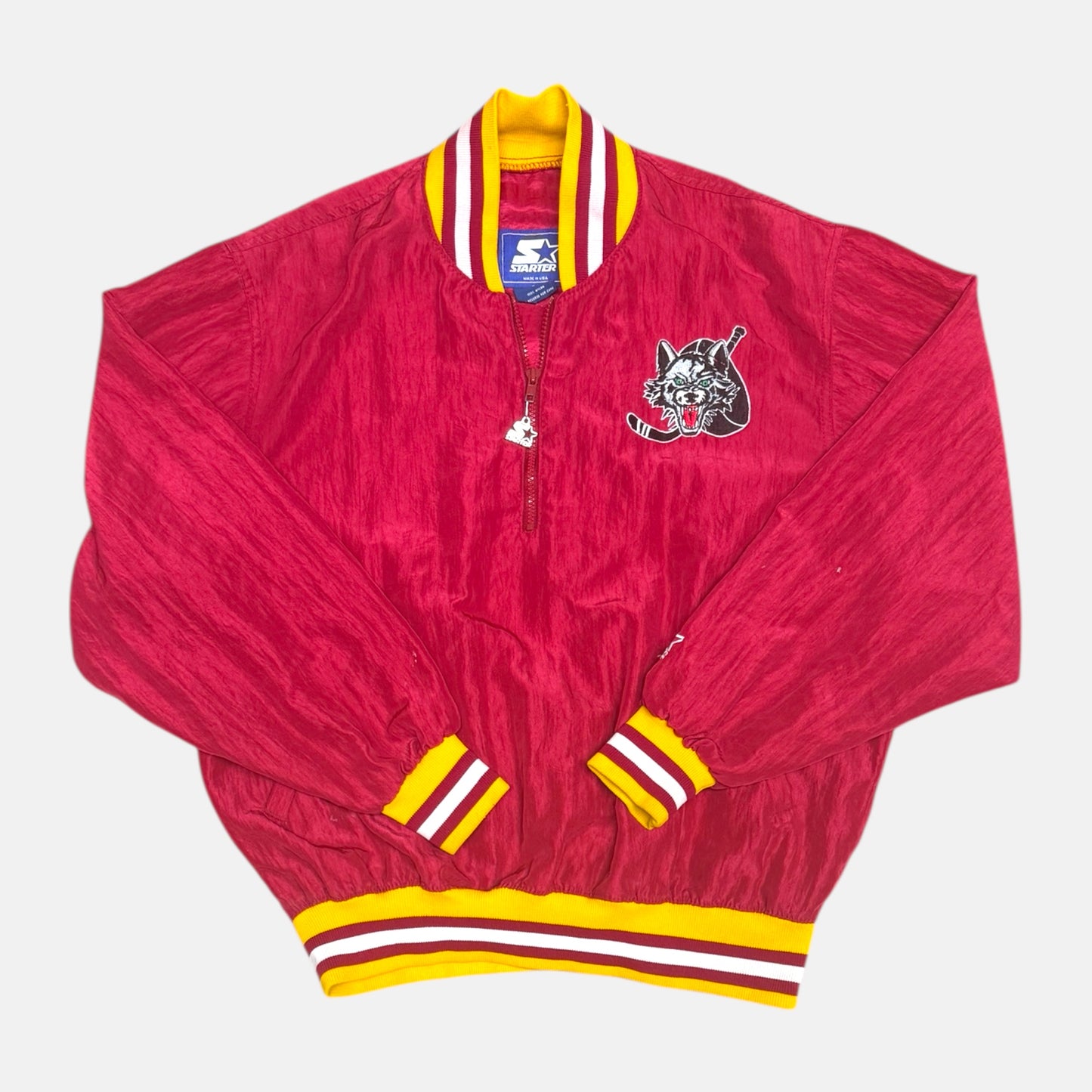 Chicago Wolves - leichte Starter Jacke - Größe L - AHL