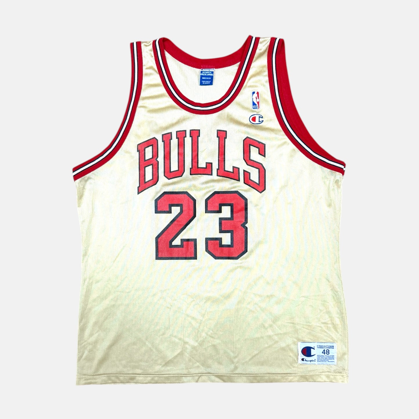 Chicago Bulls - Michael Jordan - Größe XL / US48 - Champion - NBA Trikot
