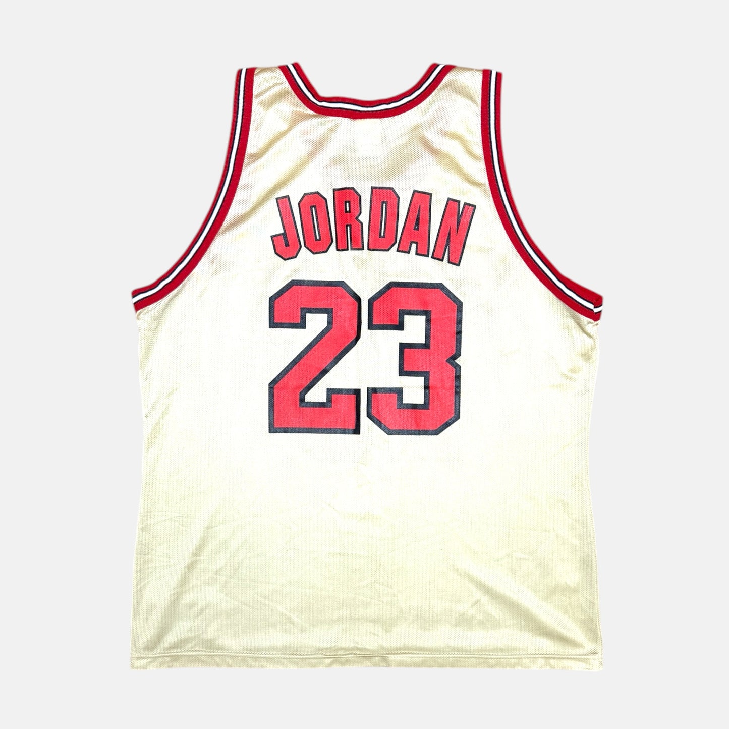 Chicago Bulls - Michael Jordan - Größe XL / US48 - Champion - NBA Trikot