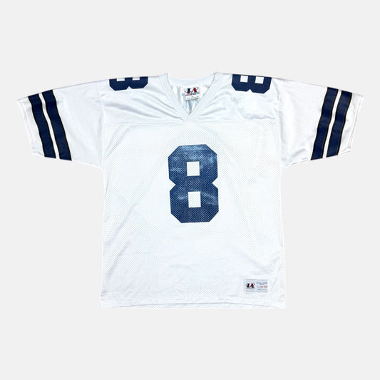 Dallas Cowboys - Troy Aikman - Größe L - Logo Athletic - NFL Trikot