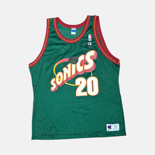 Seattle Supersonics - Gary Payton - Größe XXL / US52 - Champion - NBA Trikot