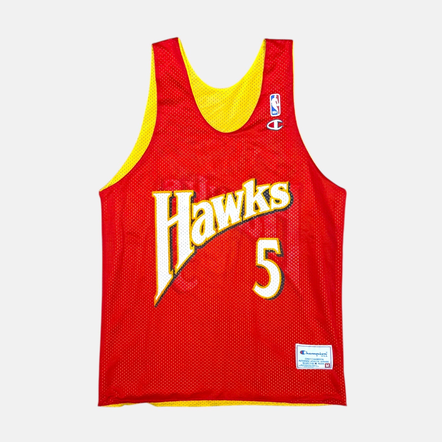 Atlanta Hawks - Danny Manning - Größe M - Champion - NBA WendeTrikot