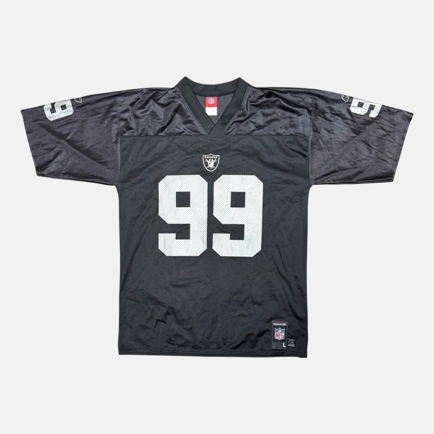Oakland Raiders - Warren Sapp - Größe L - Reebok - NFL Trikot