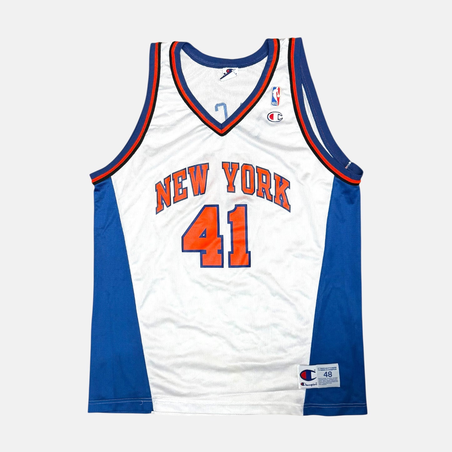 New York Knicks - Glen Rice - Größe 48 / XL - Champion - NBA Trikot