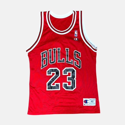 Chicago Bulls - Michael Jordan - Größe M / US40 - Champion - NBA Trikot
