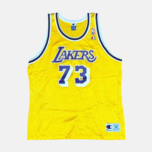 Los Angeles Lakers - Dennis Rodman - Größe 48 / XL - Champion - NBA Trikot