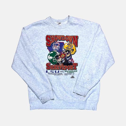 LSU vs Michigan State 1995 Sweatshirt - Größe L - Fruit of the Loom - NCAA Sweater