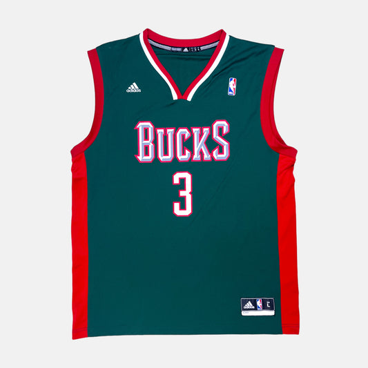 Milwaukee Bucks - Brandon Jennings - Größe L - Adidas - NBA Trikot