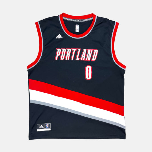 Portland Trail Blazers - Damian Lillard - Größe XL - Adidas - NBA Trikot