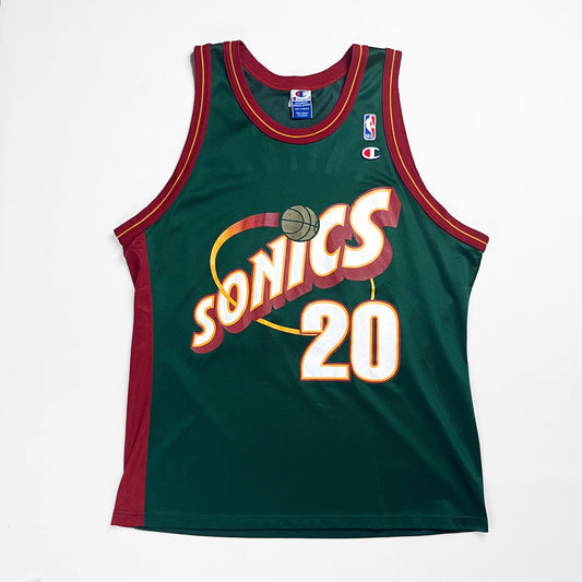 Seattle Supersonics - Gary Payton - Größe XL / US48 -.Champion - NBA Trikot