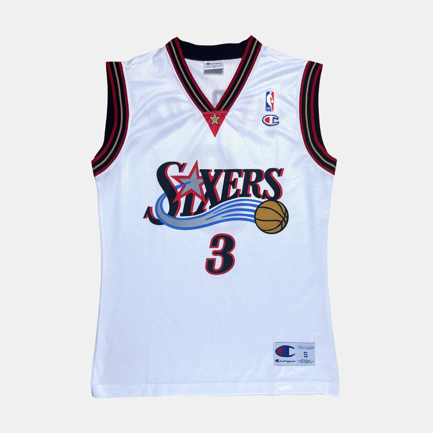 Philadelphia 76ers - Allen Iverson - Größe S - Champion - NBA Trikot