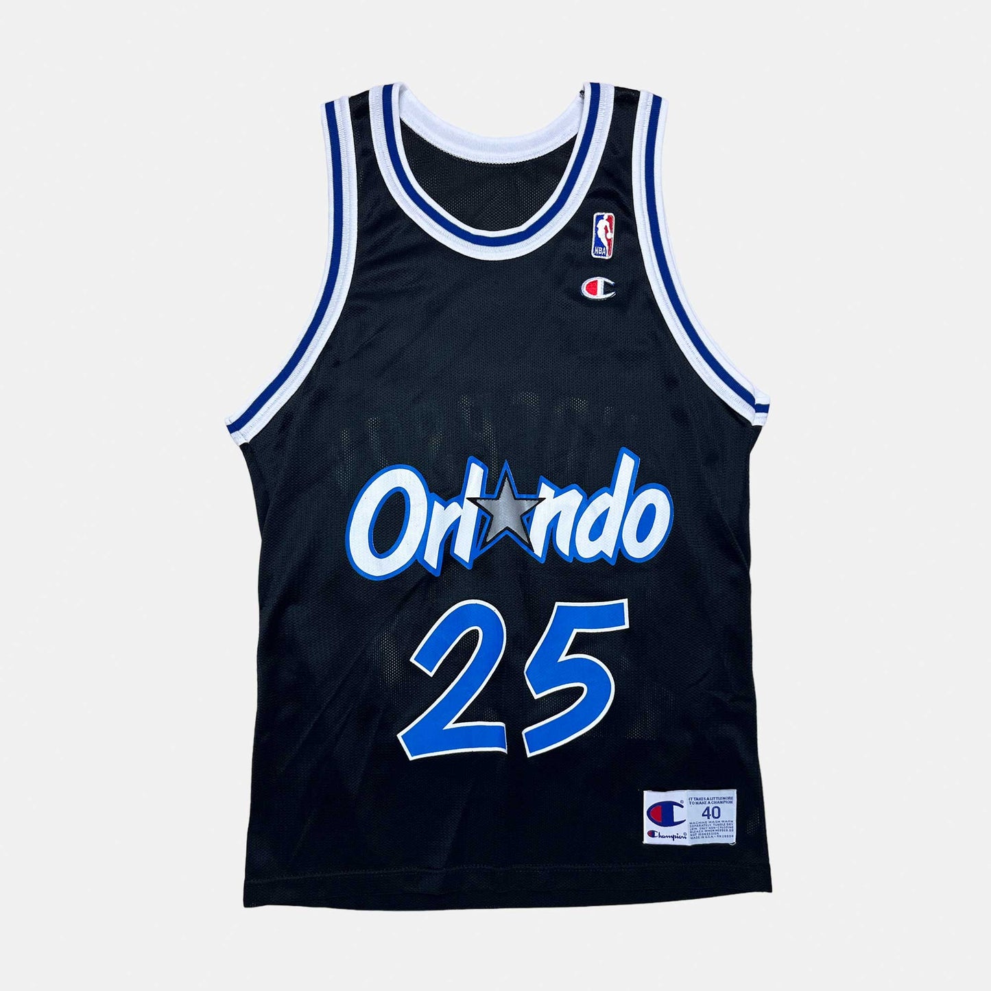 Orlando Magic - Nick Anderson - Größe M / US40 - Champion - NBA Trikot