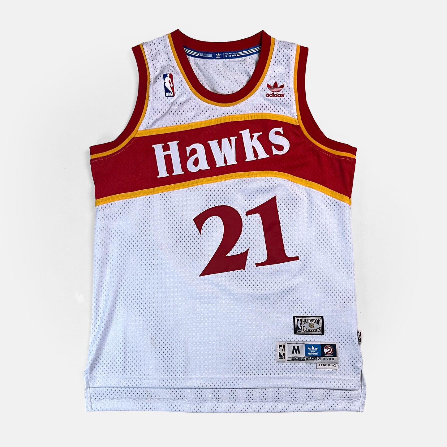 Atlanta Hawks - Dominique Wilkins - Größe M - Adidas - NBA Trikot