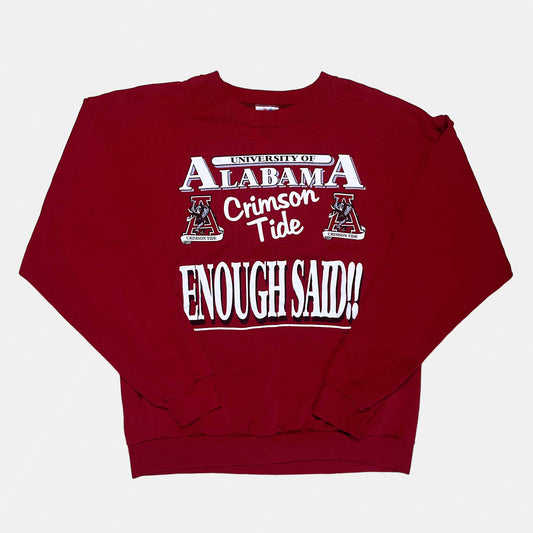 Alabama Crimson Tide - Enough Said - Größe XL - Tee Jays NCAA Sweatshirt