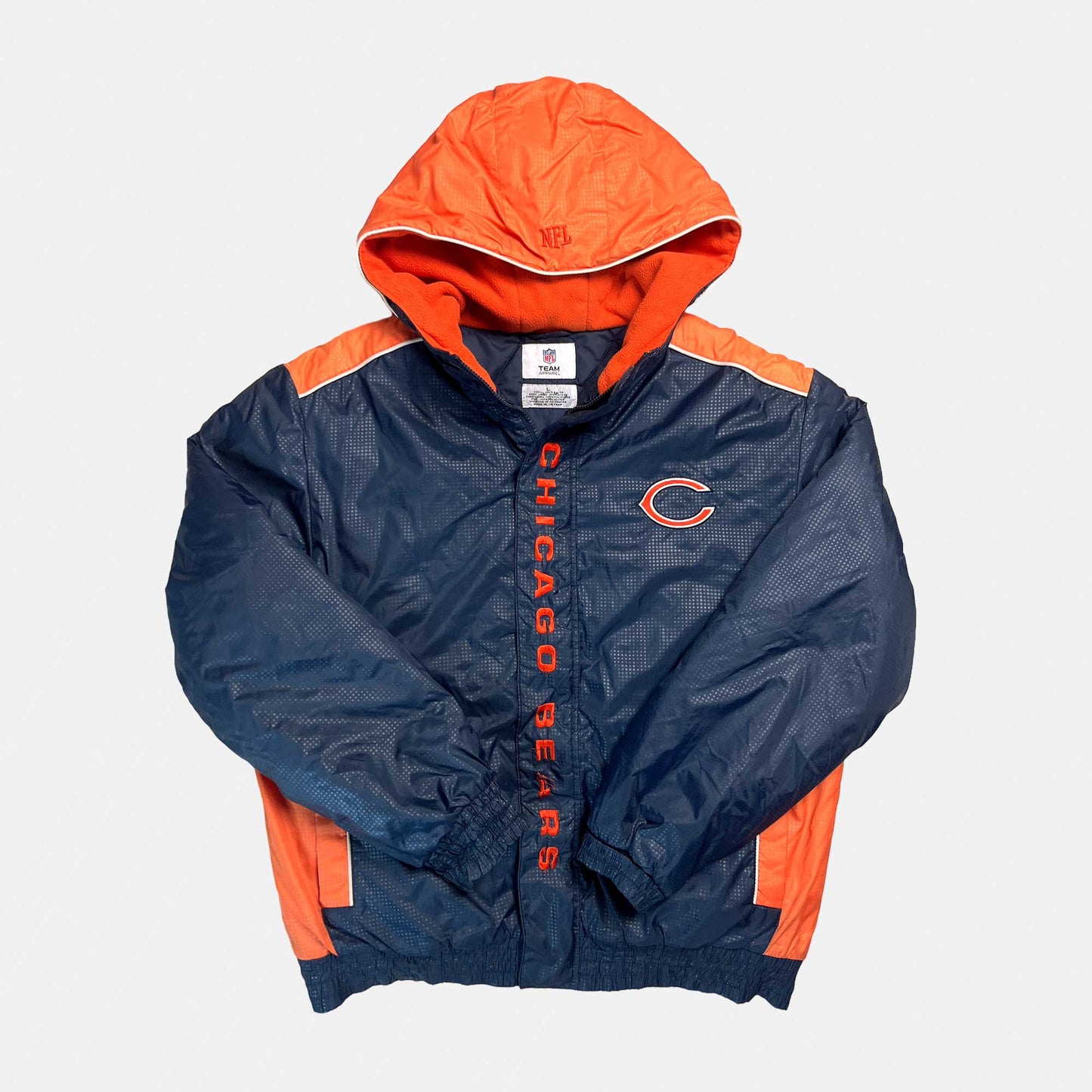 Chicago Bears - gefütterte NFL Jacke - Größe L - Team Apparel