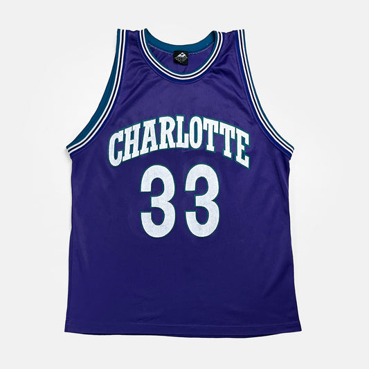 Charlotte Hornets - Alonzo Mourning - Größe L - Apex One - NBA Trikot