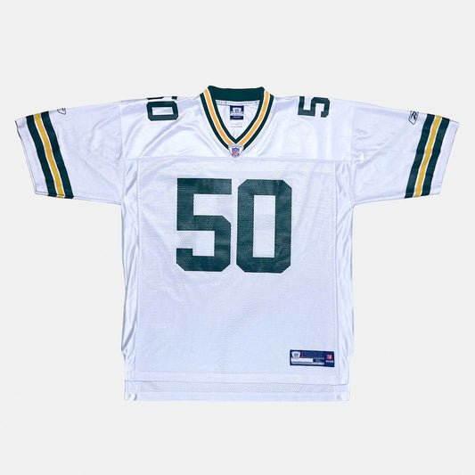 Green Bay Packers - A.J. Hawk - Größe XL - Reebok - NFL Trikot