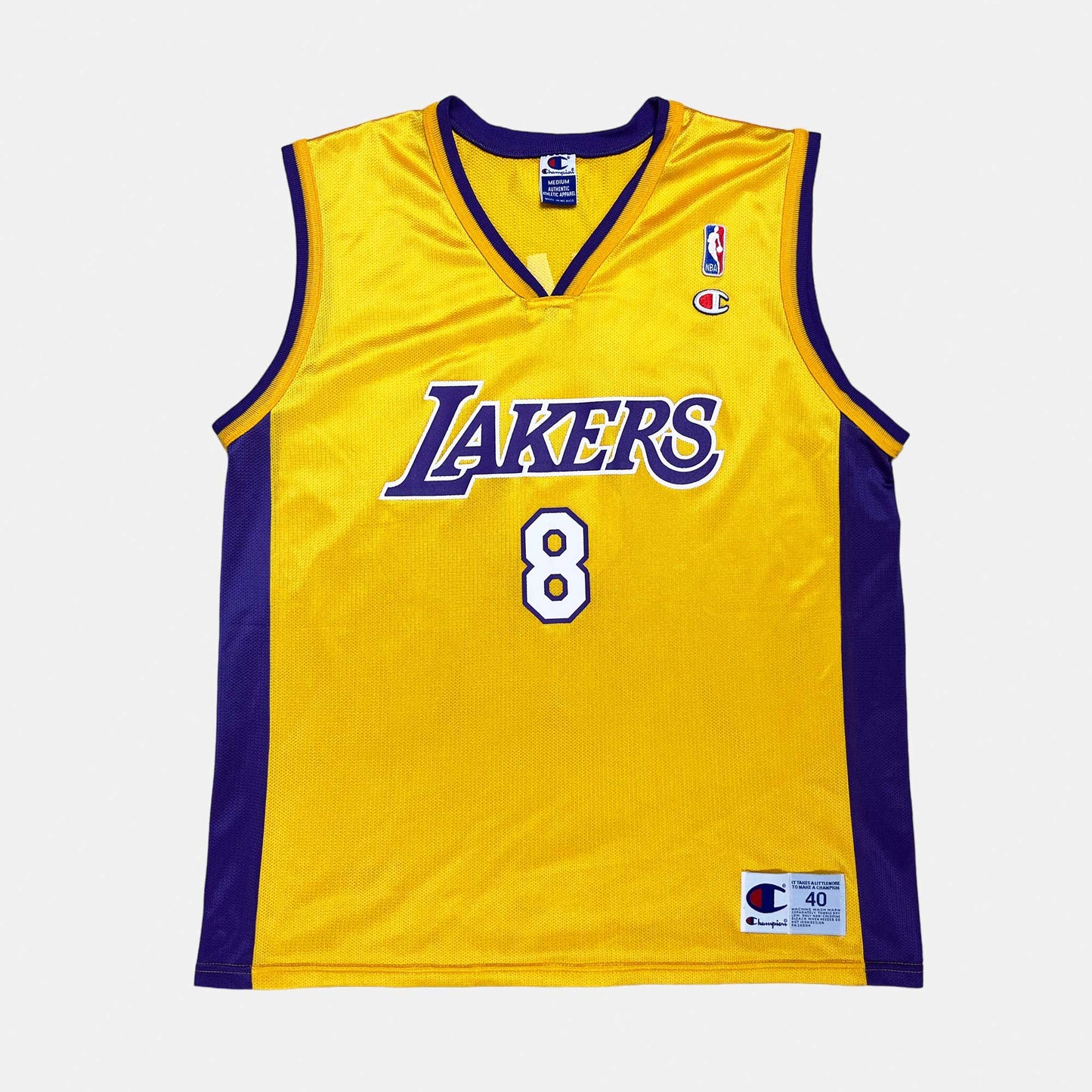 Los Angeles Lakers - Kobe Bryant - Größe M / US 40 - Champion - NBA Trikot