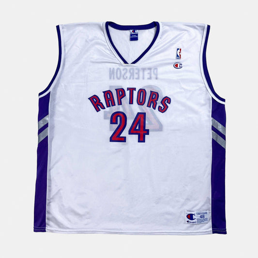 Toronto Raptors - Morris Peterson - Größe 48 / XL - Champion - NBA Trikot