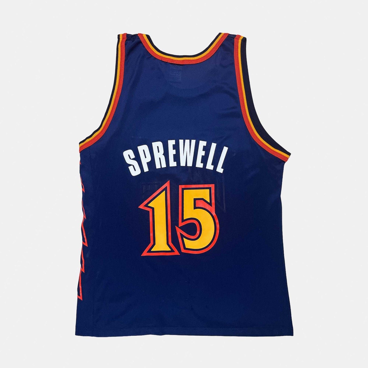 Golden State Warriors - Latrell Sprewell - Größe L / US44 - Champion - NBA Trikot